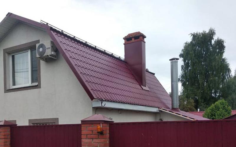 Кровля после