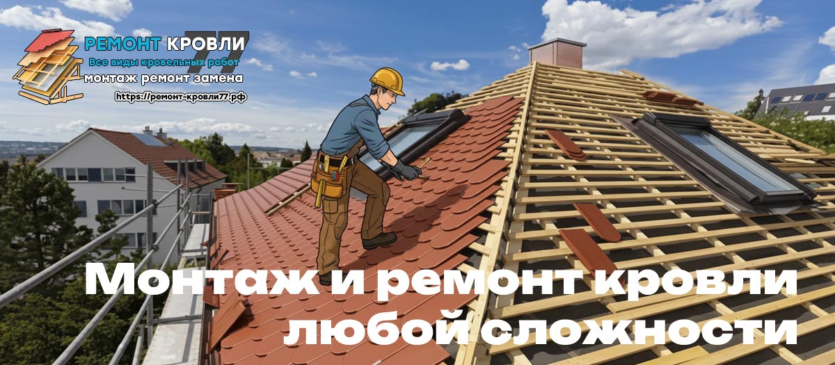 Кровельные работы любой сложности в Пушкино и Пушкинском районе