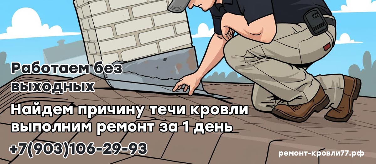 ремонт кровли любой сложности в Пушкино