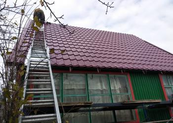 Замена кровли на металлочерепицу